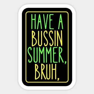Last Day of School Sticker